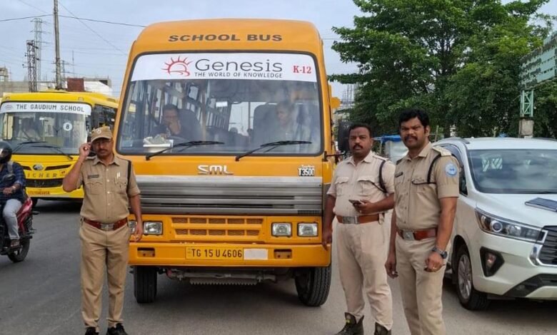 School bus crackdown in Telangana rolls on; 165 cases registered Statewide on June 16