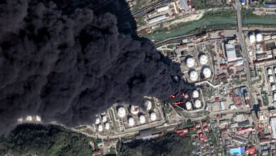 As Ukraine Strikes Russian Oil Sites, an Environmental Disaster Unfolds